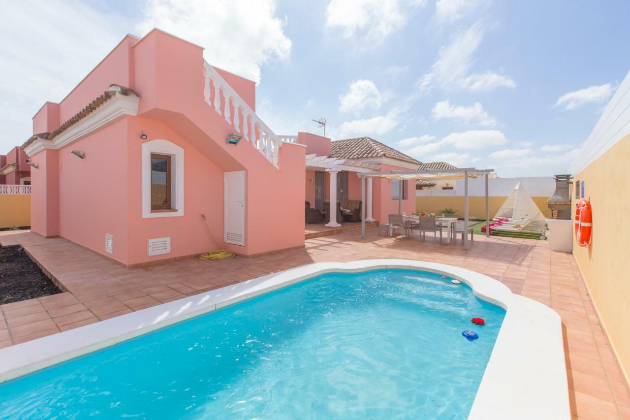 Villa Bella Lucia 3. Piscina Climatizada, Wifi, Bbq. Корралехо Екстер'єр фото